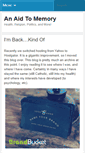 Mobile Screenshot of anaidtomemory.ancient-future.net