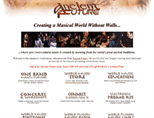 Tablet Screenshot of ancient-future.com
